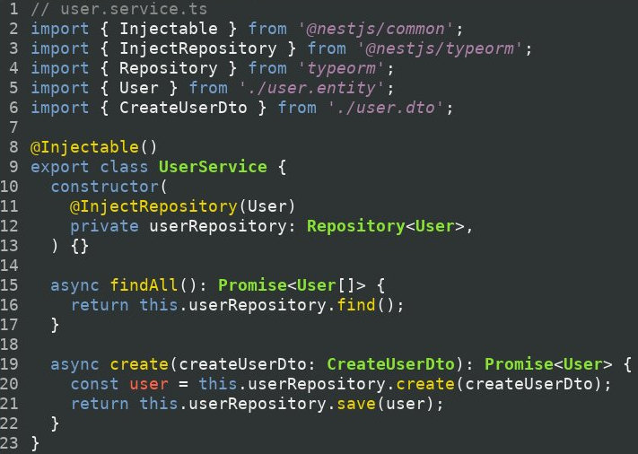 Код на Нест