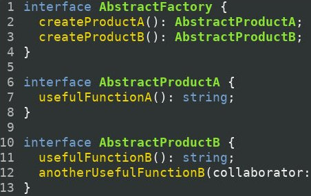 Пример кода с интерфейсами