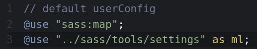 Sass in JS: конфиг по молчанию